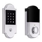 Boulder Touchscreen Deadbolt with Z-Wave in Polished Chrome